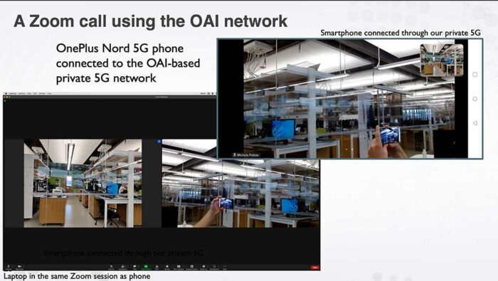 Private 5G Testbed Application